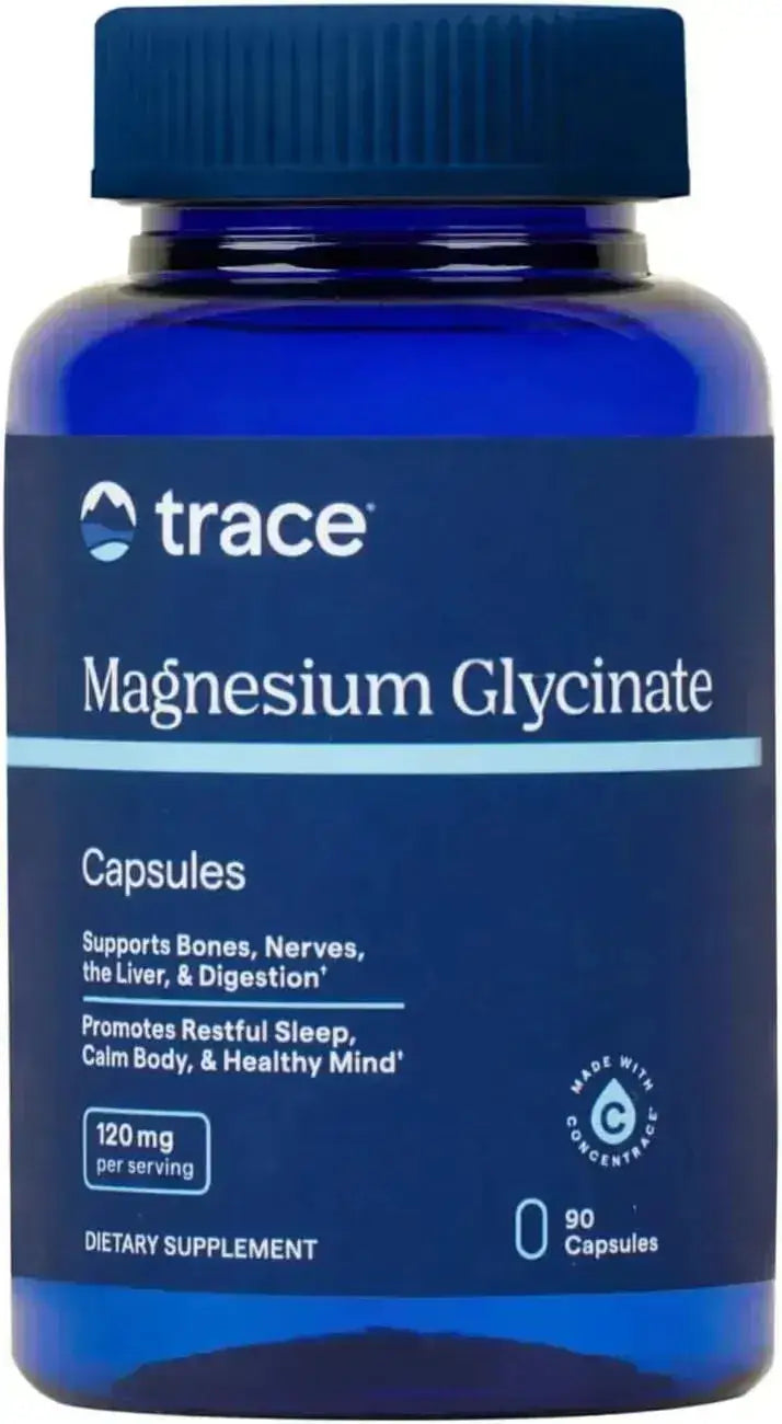 TRACE MINERALS - Trace Minerals Magnesium Glycinate 120Mg. 90 Capsulas - The Red Vitamin MX - Suplementos Alimenticios - {{ shop.shopifyCountryName }}