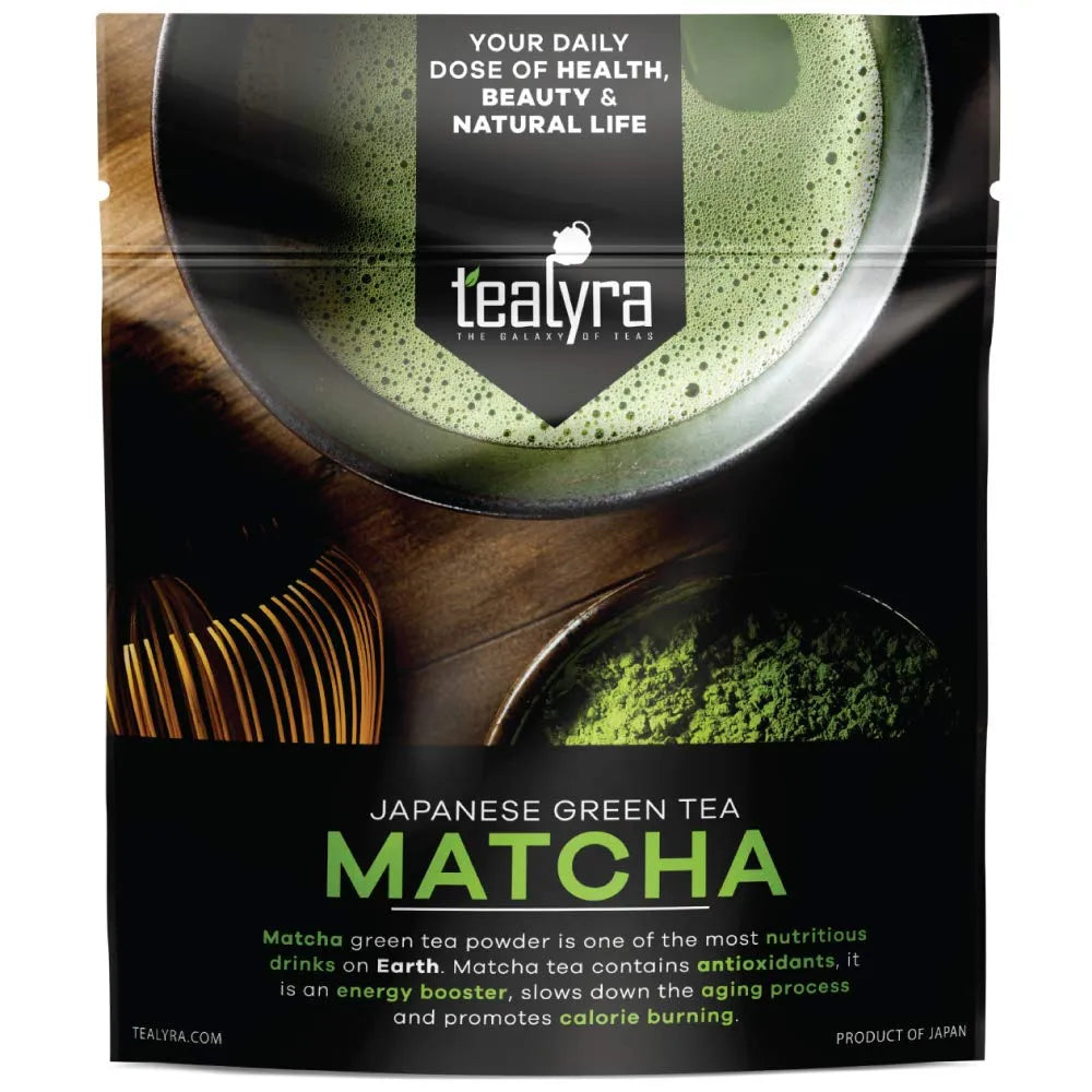TEALYRA - Tealyra Pure Japanese Matcha Green Tea Powder 112Gr. - The Red Vitamin MX - Suplementos Alimenticios - {{ shop.shopifyCountryName }}