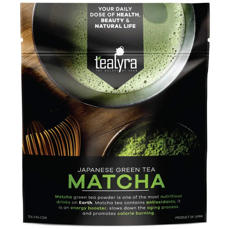 TEALYRA - Tealyra Pure Japanese Matcha Green Tea Powder 112Gr. - The Red Vitamin MX - Suplementos Alimenticios - {{ shop.shopifyCountryName }}