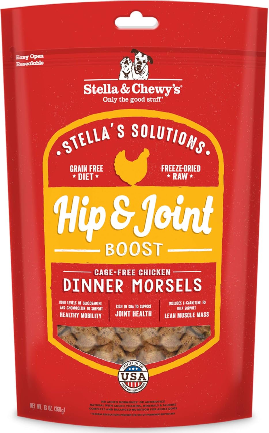 Stella & Chewy's Freeze-Dried Raw Dog Food for Hip & Joint 368Gr.