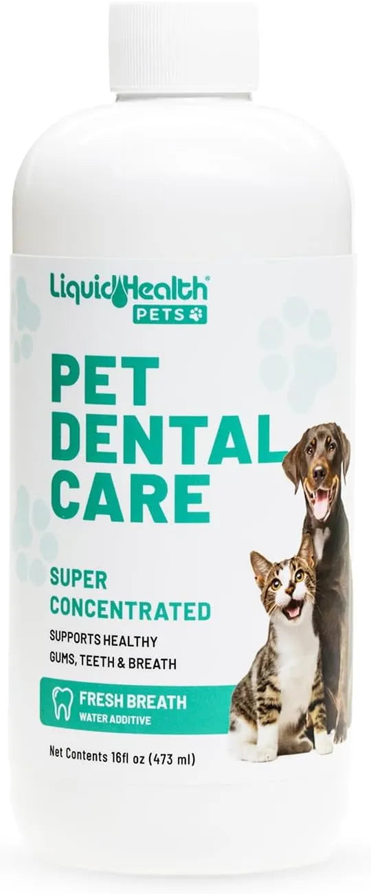 LIQUIDHEALTH - LIQUIDHEALTH Pet Dental Care Water Additive for Dogs & Cats 473Ml. - The Red Vitamin MX - Cuidado Dental Para Perros - {{ shop.shopifyCountryName }}