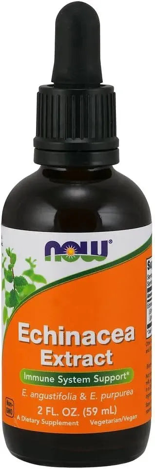 NOW SUPPLEMENTS - NOW Supplements Echinacea Extract Liquid 2 Fl.Oz. - The Red Vitamin MX - Suplementos Alimenticios - {{ shop.shopifyCountryName }}