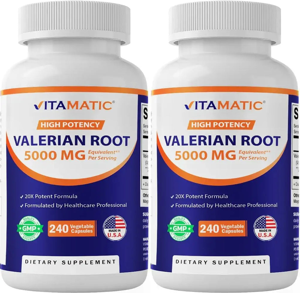 VITAMATIC - Vitamatic Valerian Root 5000Mg. 240 Capsulas 2 Pack - The Red Vitamin MX - Suplementos Alimenticios - {{ shop.shopifyCountryName }}