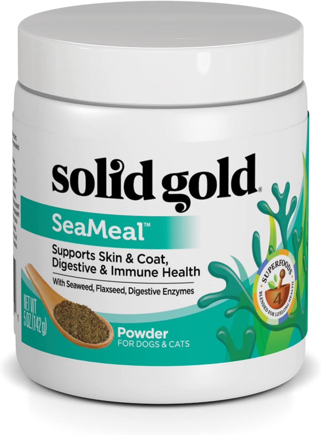 SOLID GOLD - Solid Gold SeaMeal Multivitamin Powder 142Gr. - The Red Vitamin MX - Multivitamínicos Para Perros - {{ shop.shopifyCountryName }}