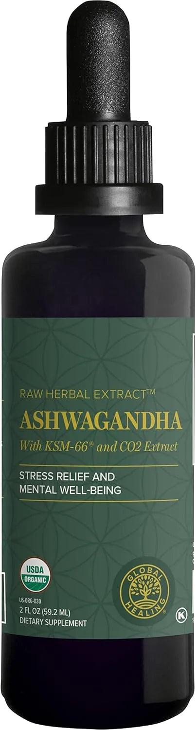 GLOBAL HEALING CENTER - Global Healing Center Organic Ashwagandha Drops 2 Fl.Oz. - The Red Vitamin MX - Suplementos Alimenticios - {{ shop.shopifyCountryName }}