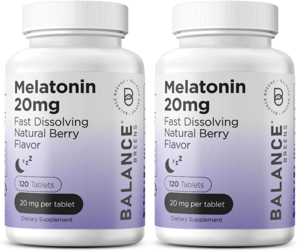 BALANCE BREENS - Balancebreens Melatonin 20Mg. 120 Tabletas 2 Pack - The Red Vitamin MX - Suplementos Alimenticios - {{ shop.shopifyCountryName }}
