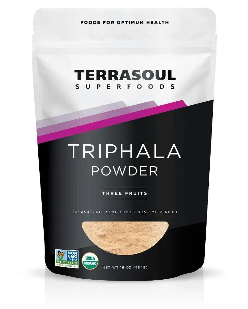 TERRASOUL SUPERFOODS - Terrasoul Superfoods Organic Triphala Powder 454Gr. - The Red Vitamin MX - Suplementos Alimenticios - {{ shop.shopifyCountryName }}