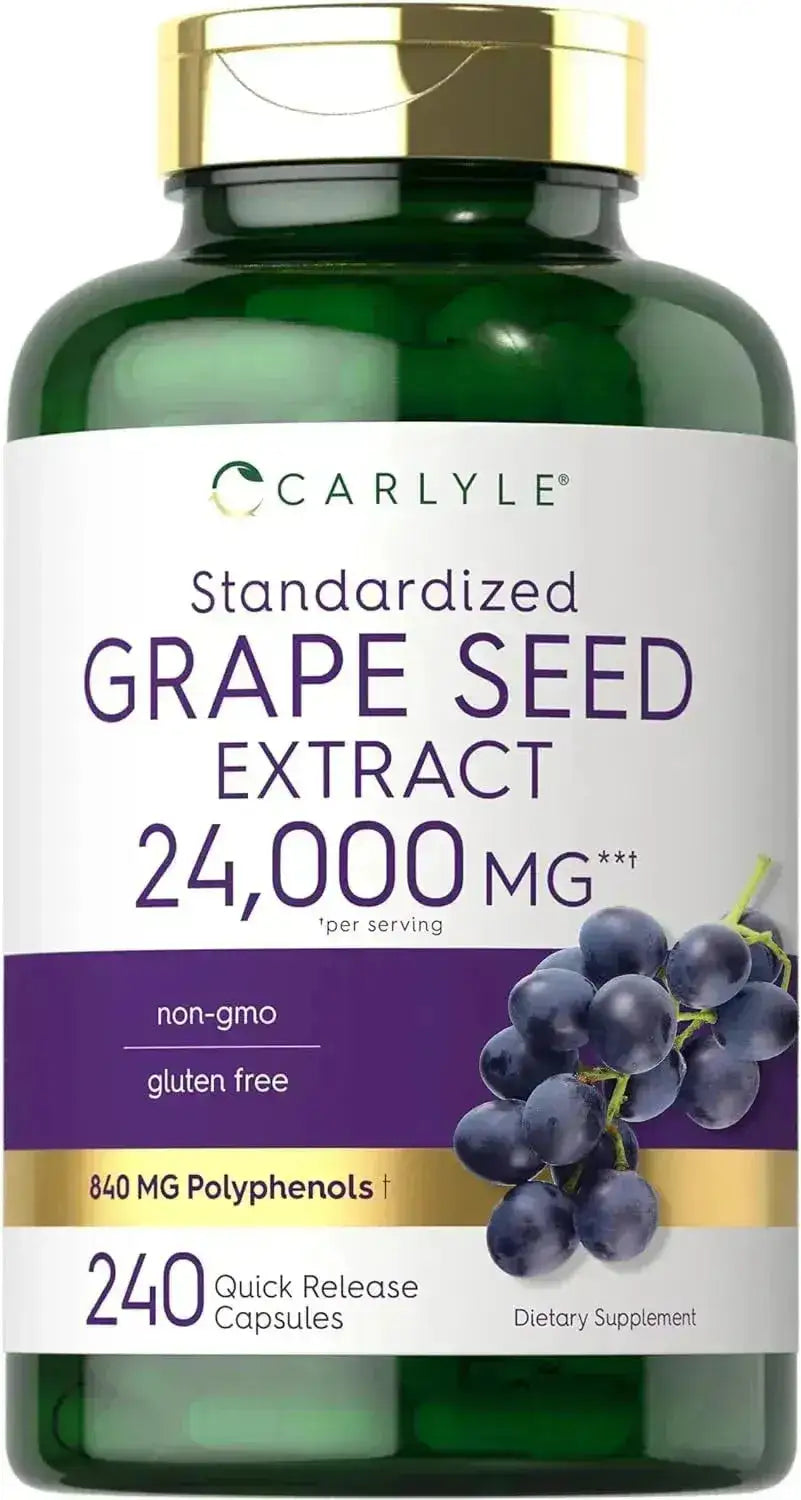 CARLYLE - Carlyle Grape Seed Extract 24,000Mg. 240 Capsulas - The Red Vitamin MX - Suplementos Alimenticios - {{ shop.shopifyCountryName }}