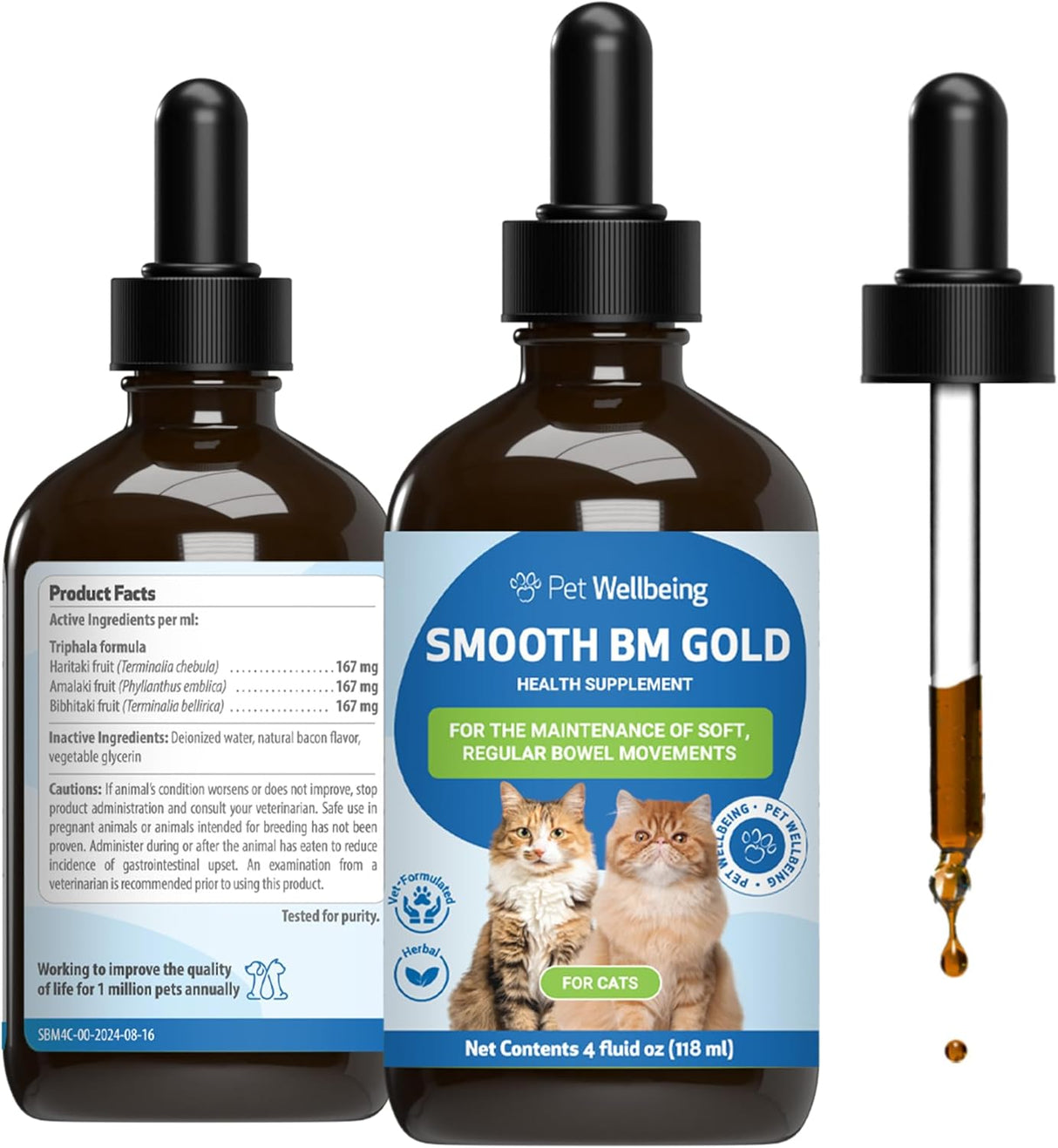 Pet Wellbeing Smooth BM Gold for Cats 4 Fl.Oz.