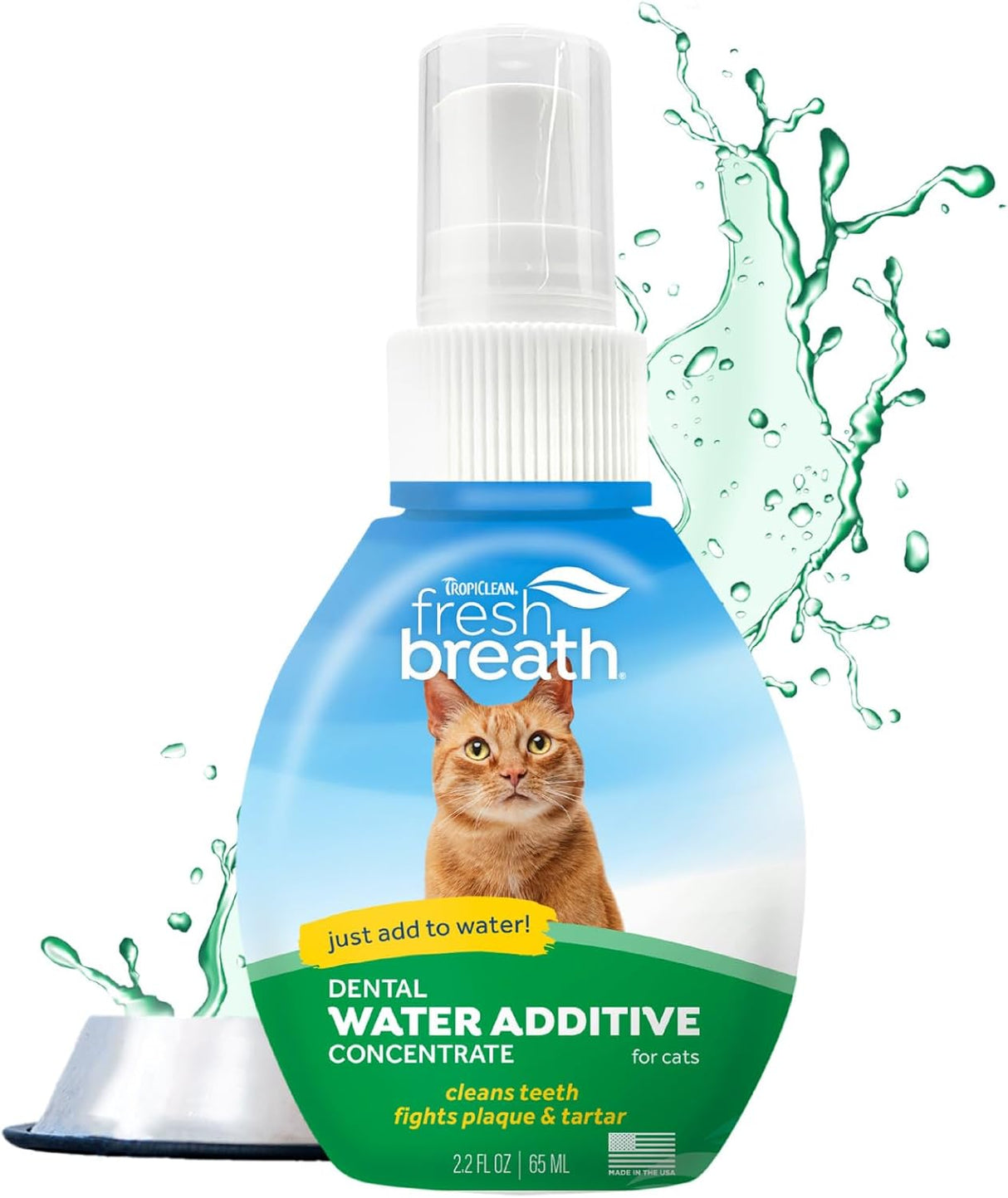 TropiClean Fresh Breath Drops for Cats Travel Size 65Ml.