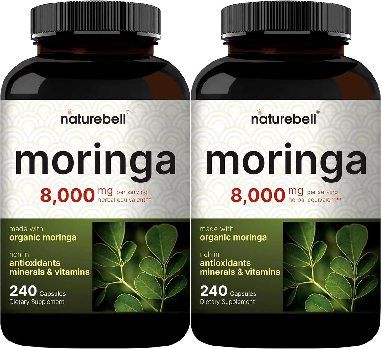 NATUREBELL - NatureBell Moringa 8000Mg. 240 Capsulas 2 Pack - The Red Vitamin MX - Suplementos Alimenticios - {{ shop.shopifyCountryName }}
