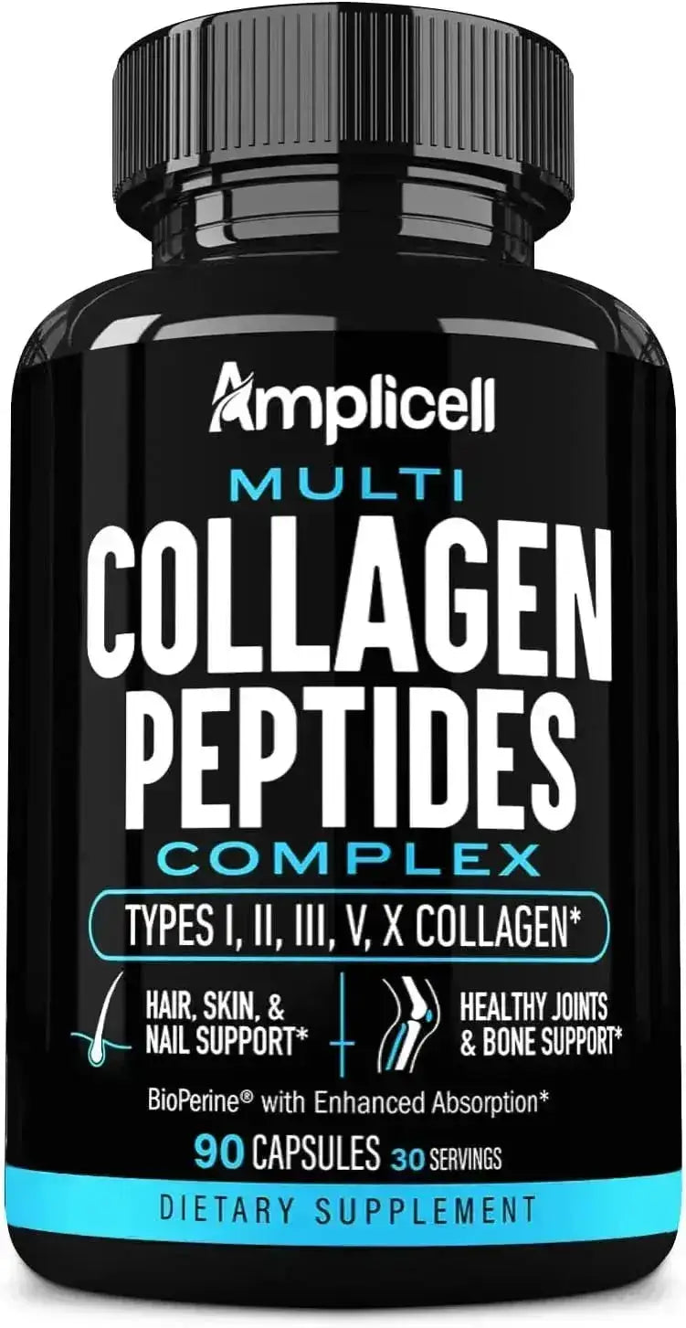 AMPLICELL - AMPLICELL Multi Collagen Peptides 90 Capsulas - The Red Vitamin MX - Suplementos Alimenticios - {{ shop.shopifyCountryName }}