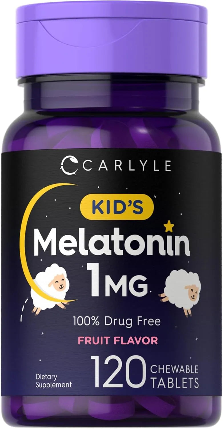 CARLYLE - Carlyle Kids Melatonin 1Mg. 120 Tabletas Masticables - The Red Vitamin MX - Suplementos Alimenticios - {{ shop.shopifyCountryName }}