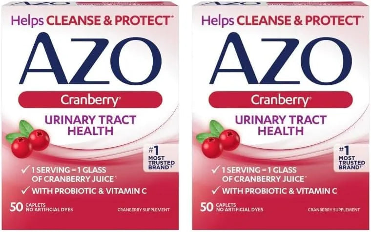 AZO - AZO Cranberry Urinary Tract Health 50 Tabletas 2 Pack - The Red Vitamin MX - Suplementos Alimenticios - {{ shop.shopifyCountryName }}