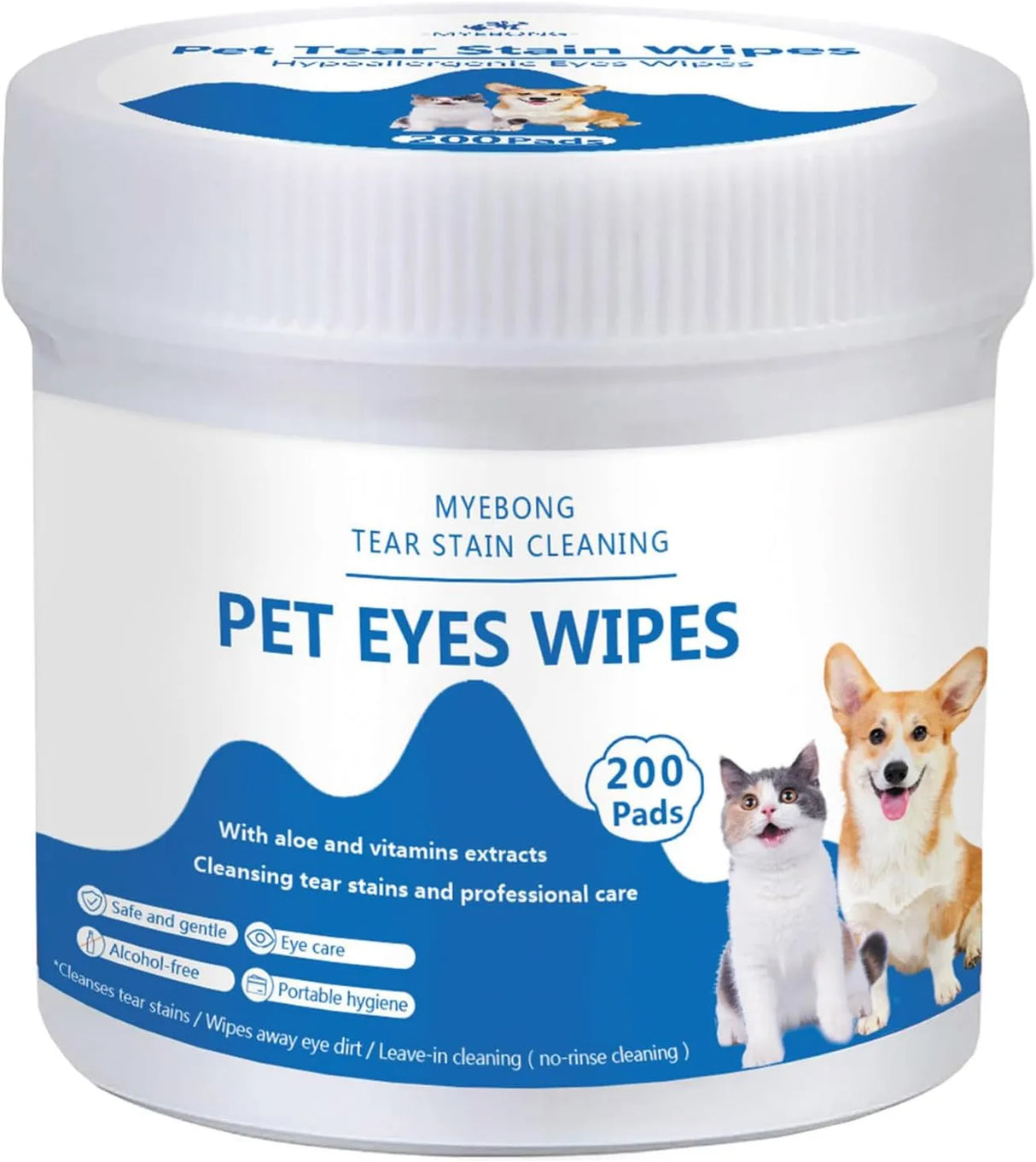 MYEBONG - MYEBONG Eye Wipes for Dogs 200 Toallitas - The Red Vitamin MX - Cuidado De Los Ojos De Los Perros - {{ shop.shopifyCountryName }}