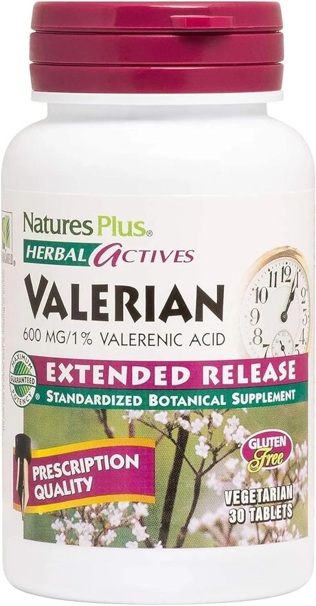 NATURES PLUS - NaturesPlus Herbal Actives Valerian 600Mg. 30 Tabletas - The Red Vitamin MX - Suplementos Alimenticios - {{ shop.shopifyCountryName }}