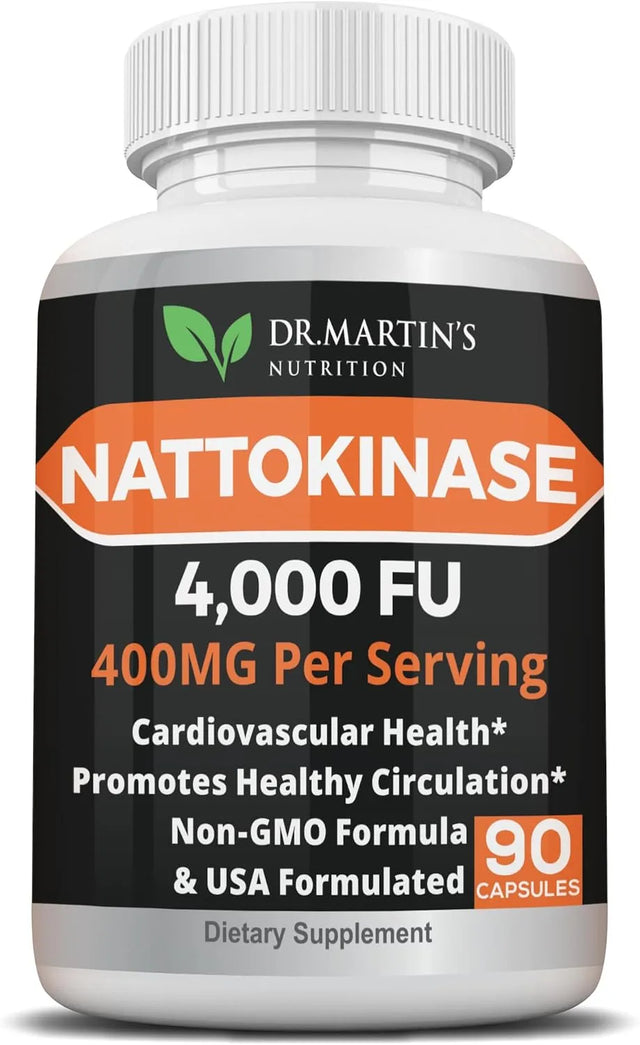 DR. MARTIN'S NUTRITION - DR. MARTIN'S NUTRITION Pure 4,000 FU Nattokinase 90 Capsulas - The Red Vitamin MX - Suplementos Alimenticios - {{ shop.shopifyCountryName }}