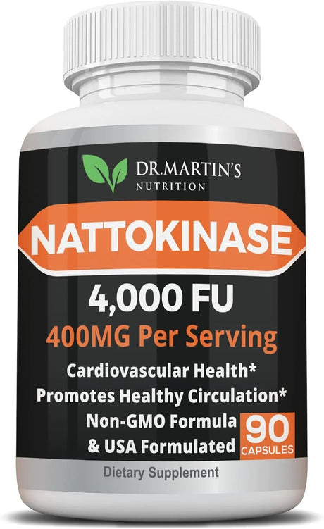 DR. MARTIN'S NUTRITION - DR. MARTIN'S NUTRITION Pure 4,000 FU Nattokinase 90 Capsulas - The Red Vitamin MX - Suplementos Alimenticios - {{ shop.shopifyCountryName }}