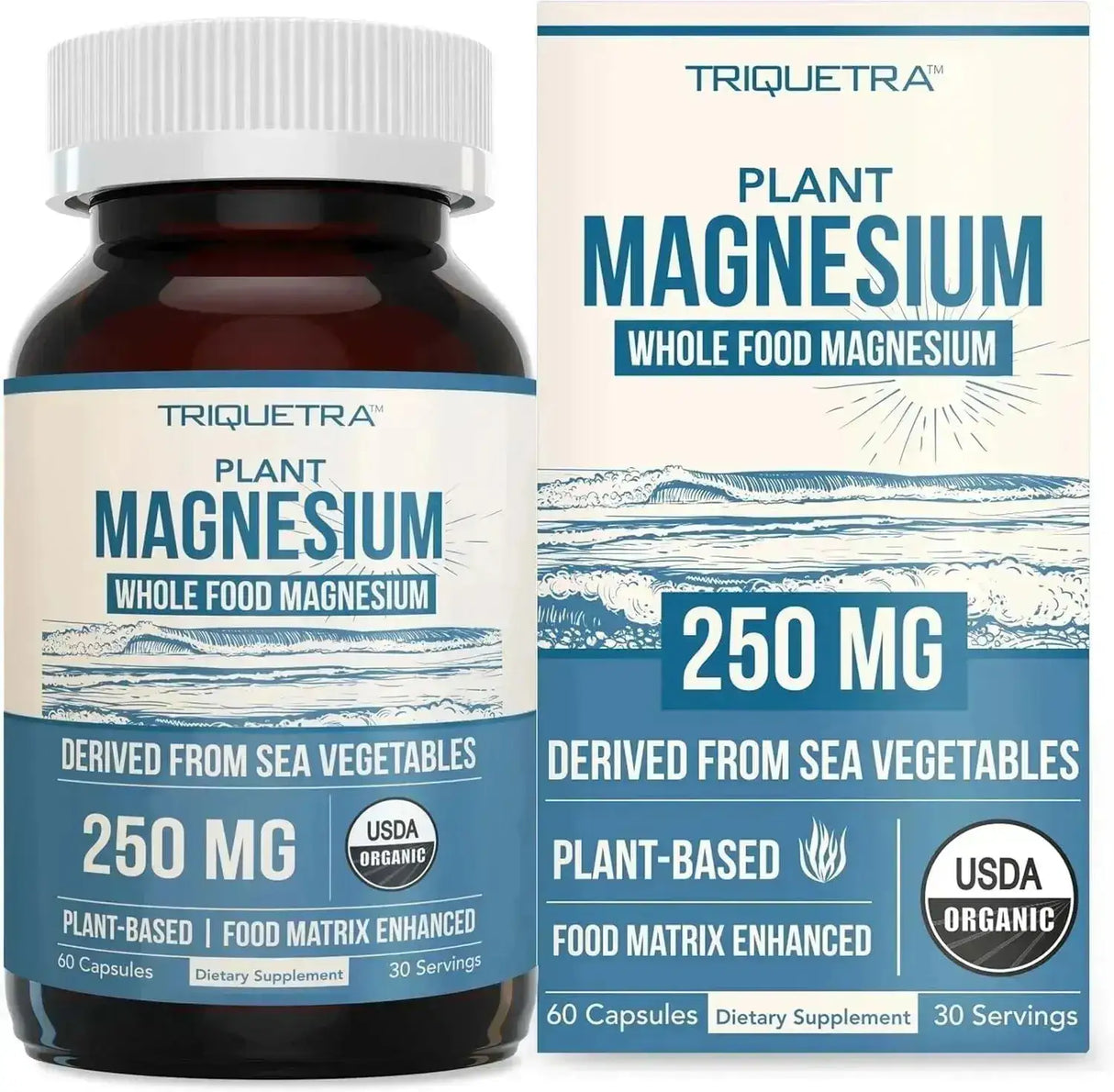 TRIQUETRA - Triquetra Health Plant Magnesium 250Mg. 60 Capsulas - The Red Vitamin MX - Suplementos Alimenticios - {{ shop.shopifyCountryName }}