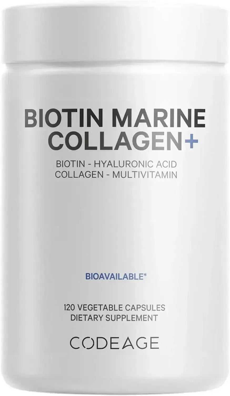 CODEAGE - Codeage Biotin Marine Collagen Peptides 120 Capsulas - The Red Vitamin MX - Suplementos Alimenticios - {{ shop.shopifyCountryName }}
