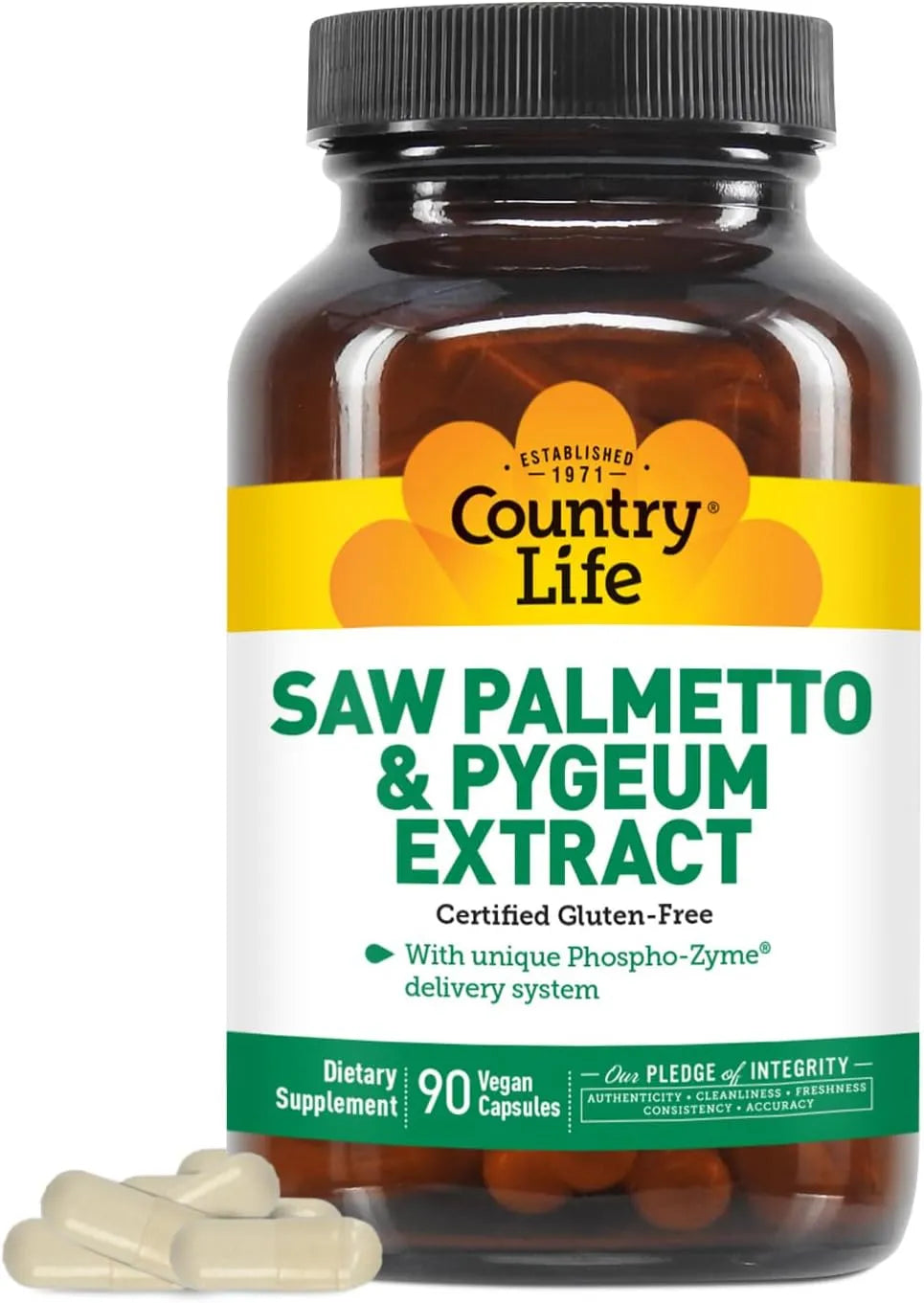 COUNTRY LIFE - Country Life Saw Palmetto & Pygeum Extract 90 Capsulas - The Red Vitamin MX - Suplementos Alimenticios - {{ shop.shopifyCountryName }}