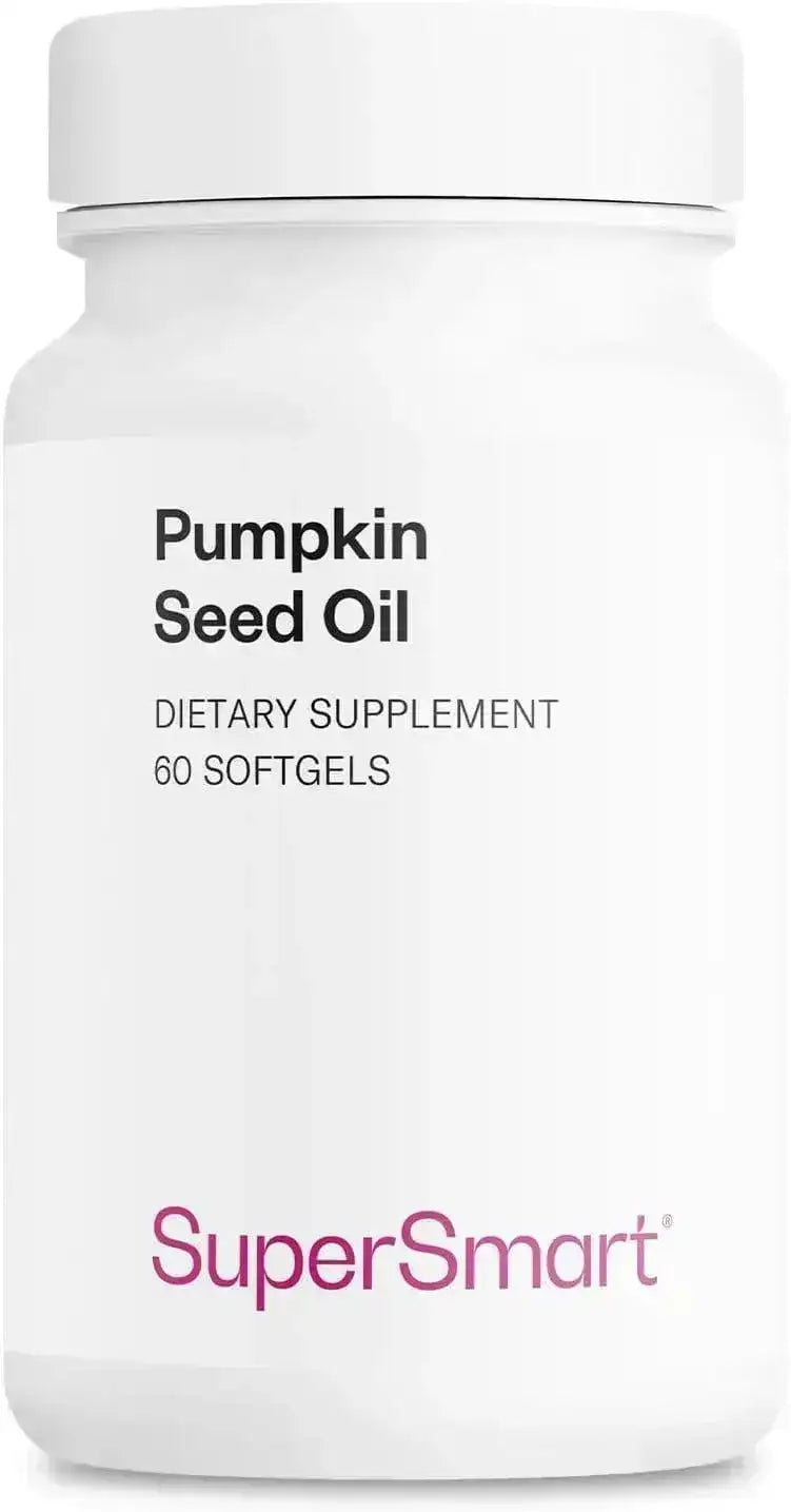SUPER SMART - Supersmart Pumpkin Seed Oil 1000Mg. 60 Capsulas Blandas - The Red Vitamin MX - Suplementos Alimenticios - {{ shop.shopifyCountryName }}