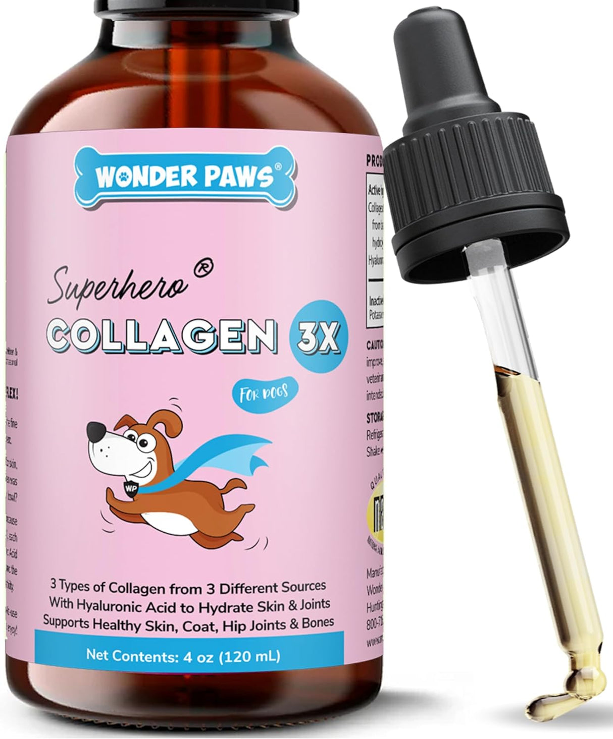WONDER PAWS Premium Collagen for Dogs 120Ml.