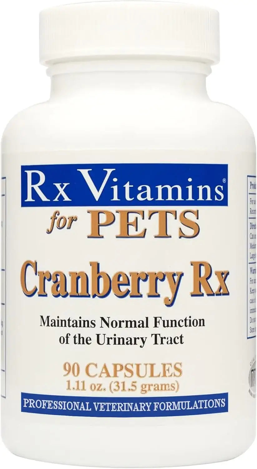 RX VITAMINS - Rx Vitamins Cranberry Pills for Dogs 90 Capsulas - The Red Vitamin MX - Salud De Tracto Urinario Para Perros - {{ shop.shopifyCountryName }}