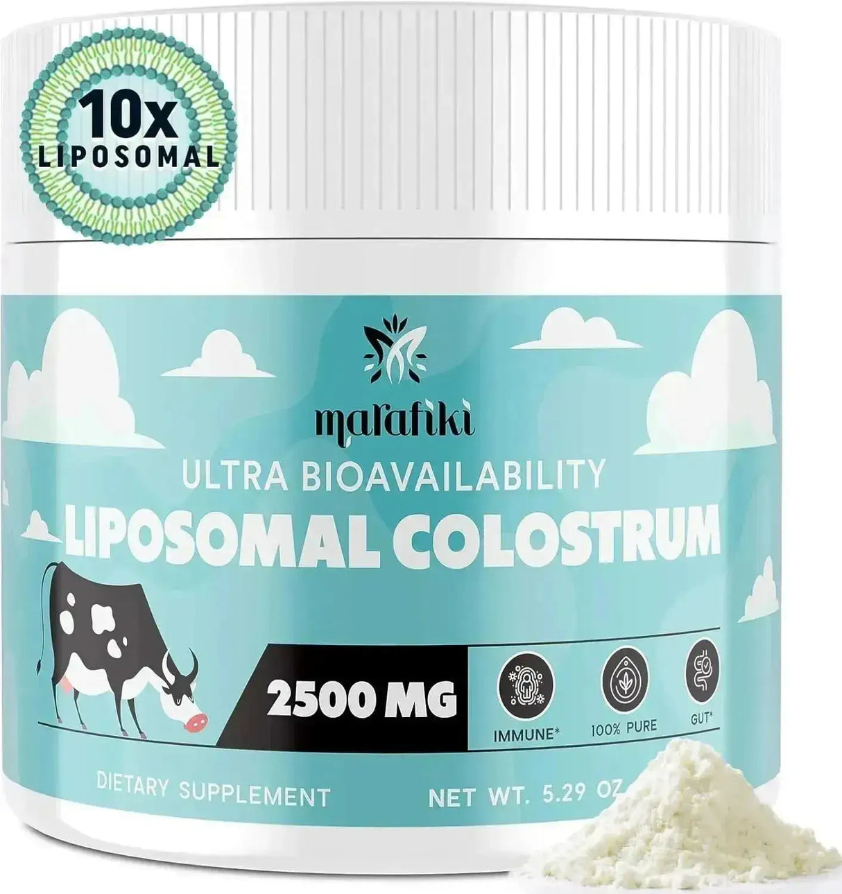 MARAFIKI - Marafiki Liposomal Bovine Colostrum 2500Mg. 60 Servicios - The Red Vitamin MX - Suplementos Alimenticios - {{ shop.shopifyCountryName }}