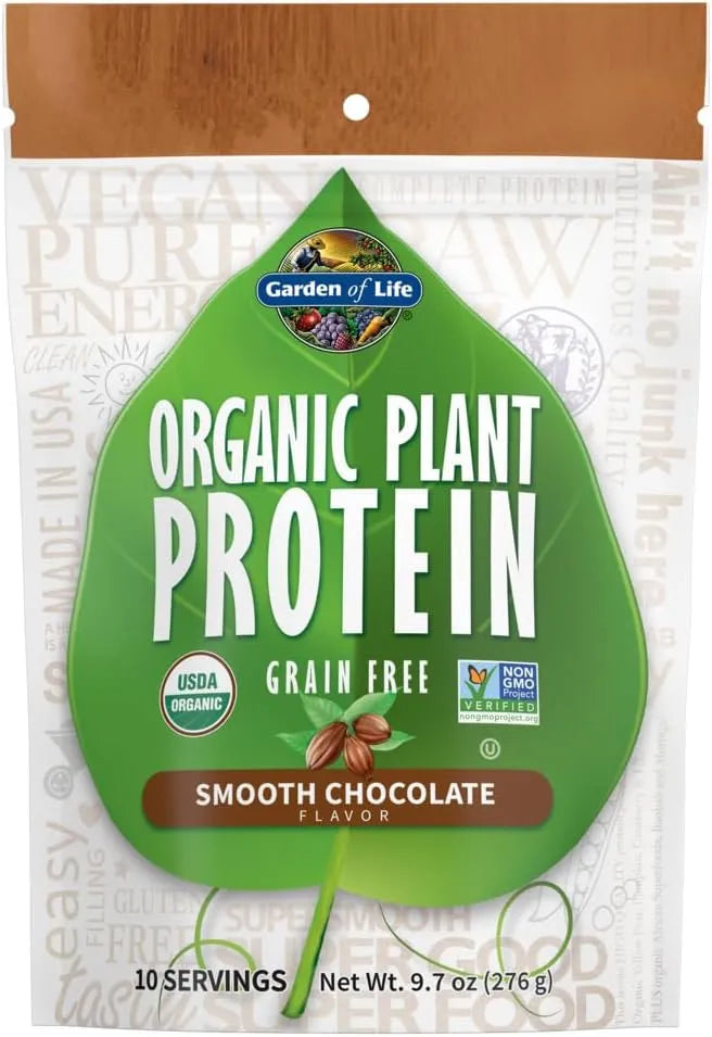 GARDEN OF LIFE - Garden of Life Organic Plant Protein Smooth Chocolate Powder 10 Servicios 276Gr. - The Red Vitamin MX - Suplementos Alimenticios - {{ shop.shopifyCountryName }}