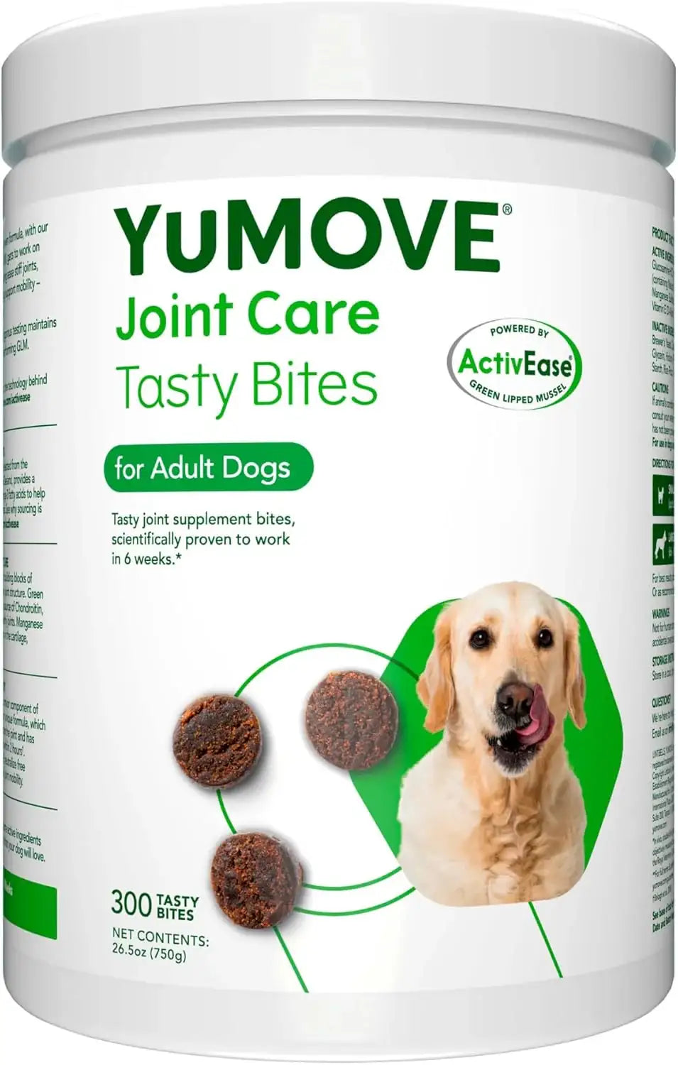 YUMOVE - Yumove Dog Joint Supplement 300 Masticables - The Red Vitamin MX - Cuidado De Cadera Y Articulaciones Para Perros - {{ shop.shopifyCountryName }}