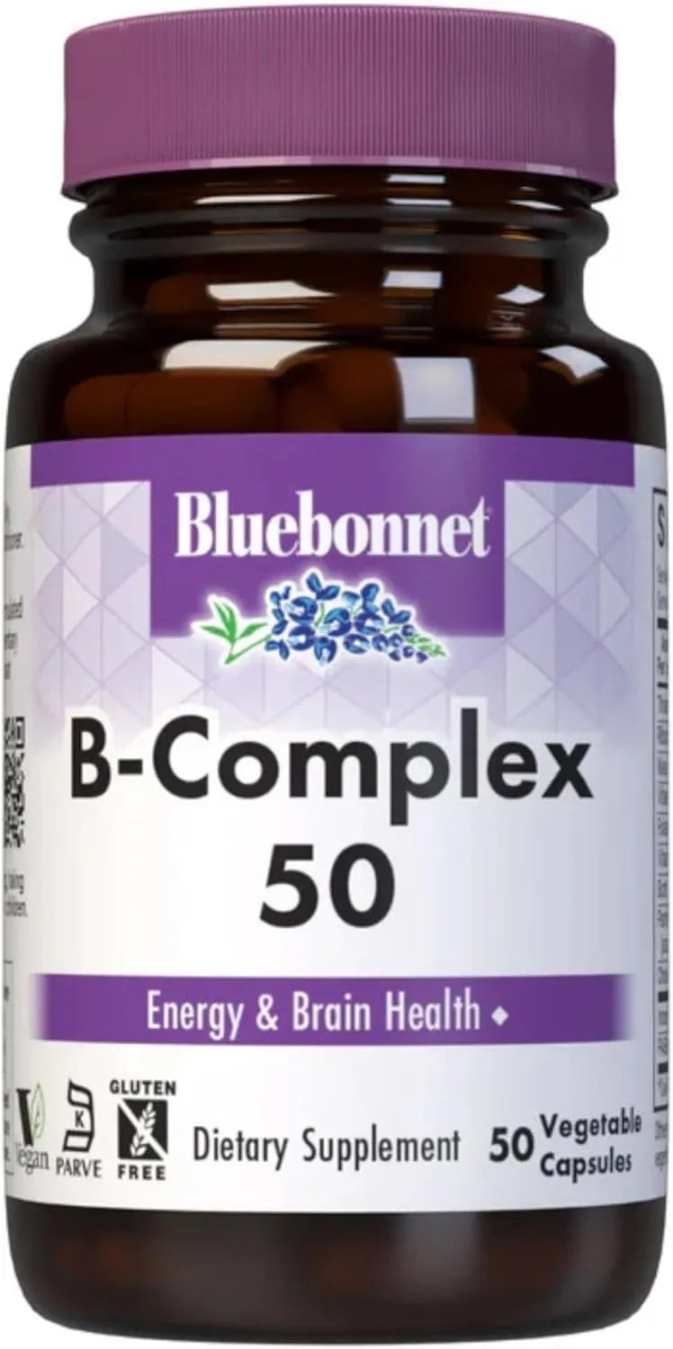 BLUEBONNET NUTRITION - Bluebonnet Nutrition B Complex 50 50 Capsulas - The Red Vitamin MX - Suplementos Alimenticios - {{ shop.shopifyCountryName }}