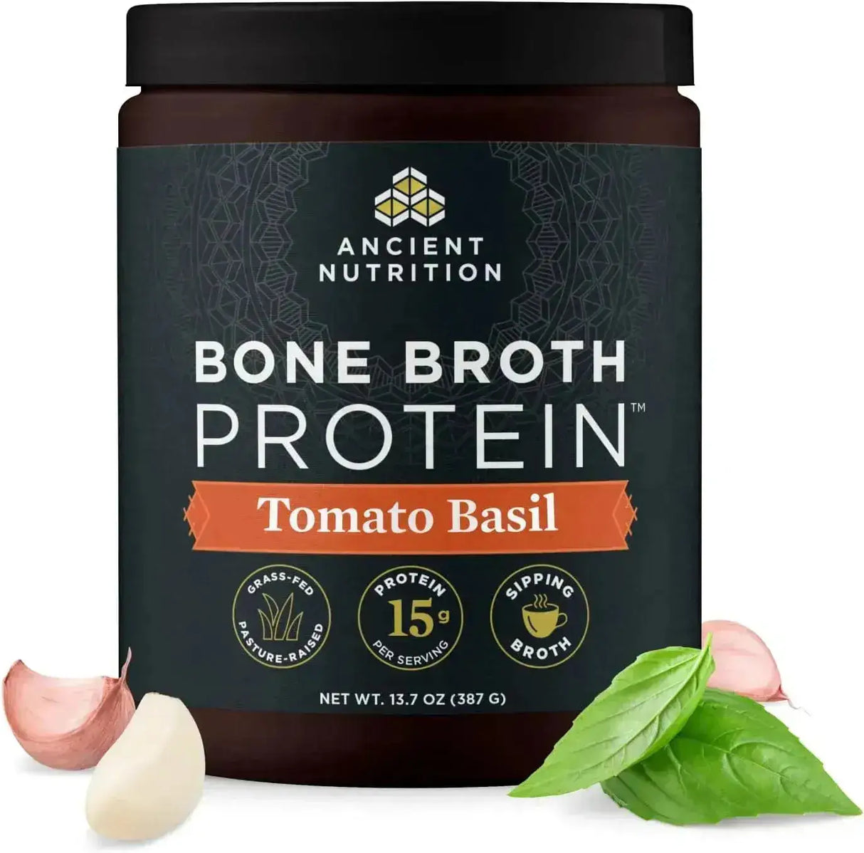 ANCIENT NUTRITION - Ancient Nutrition Bone Broth Protein Powder Tomato Basil 15 Servicios 387Gr. - The Red Vitamin MX - Suplementos Alimenticios - {{ shop.shopifyCountryName }}