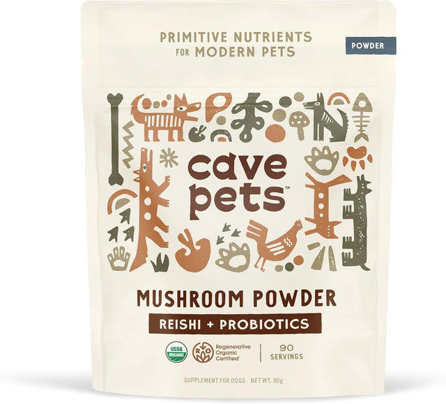 CAVE PETS - Cave Pets Super Blend Powder Reishi & Probiotics 90 Servicios 90Gr. - The Red Vitamin MX - Suplementos Herbales Para Perros - {{ shop.shopifyCountryName }}