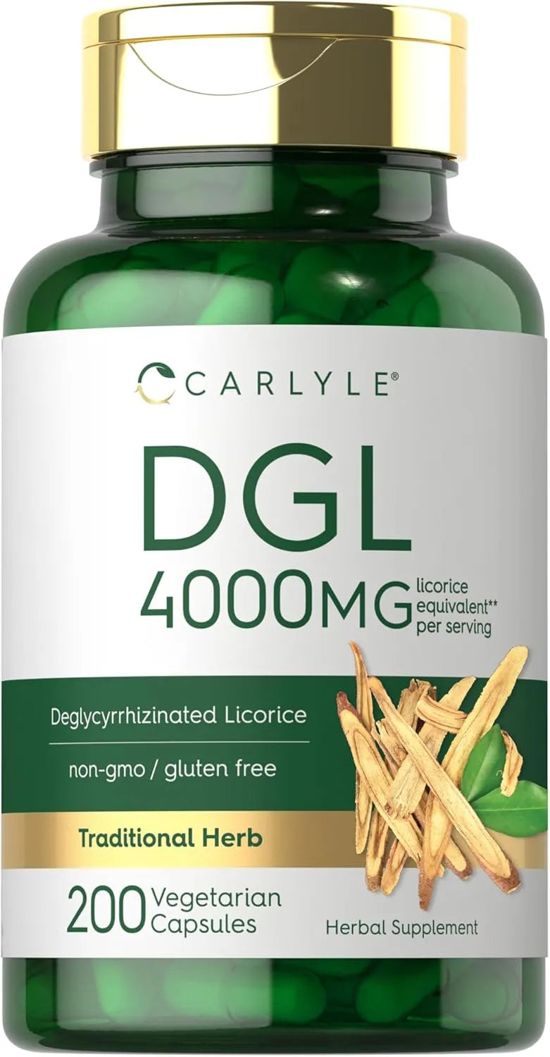 CARLYLE - Carlyle DGL Deglycyrrhizinated Licorice 4000Mg. 200 Capsulas - The Red Vitamin MX - Suplementos Alimenticios - {{ shop.shopifyCountryName }}
