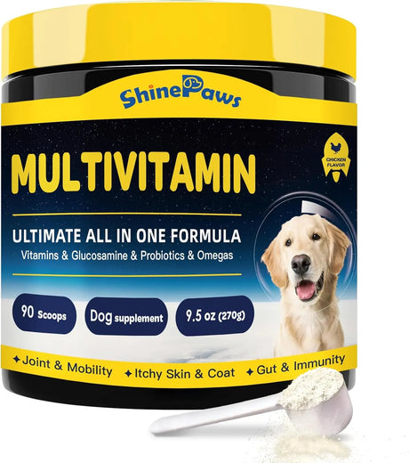 SHINEPAWS - SHINEPAWS Dog Multivitamin Powder 90 Servicios 270Gr. - The Red Vitamin MX - Multivitamínicos Para Perros - {{ shop.shopifyCountryName }}