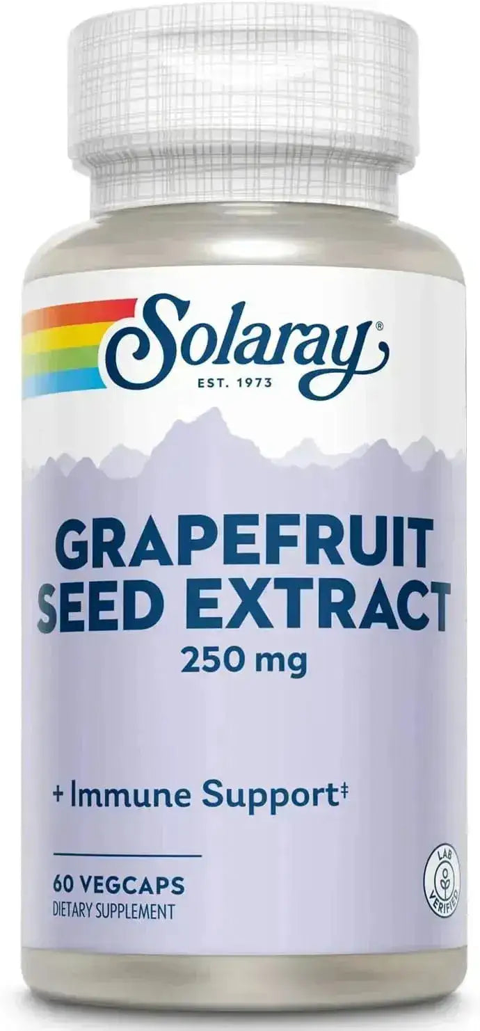 SOLARAY - Solaray Grapefruit Seed Extract 250Mg. 60 Capsulas - The Red Vitamin MX - Suplementos Alimenticios - {{ shop.shopifyCountryName }}