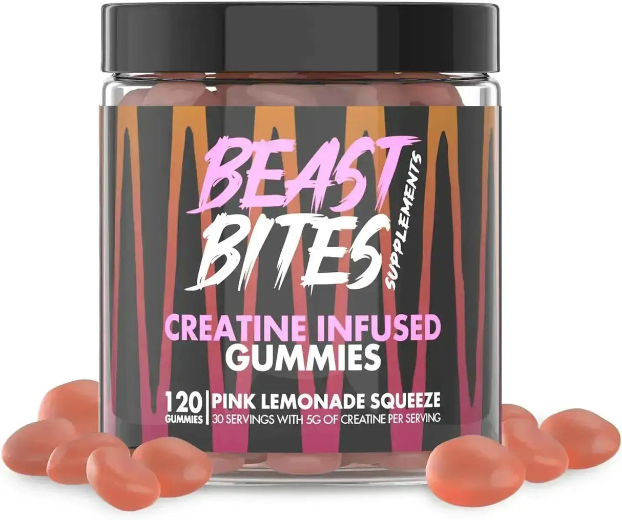 BEAST BITES - BEAST BITES Creatine Bites 5g Creatine Monohydrate Pink Lemonade 30 Gomitas - The Red Vitamin MX - Suplementos Alimenticios - {{ shop.shopifyCountryName }}