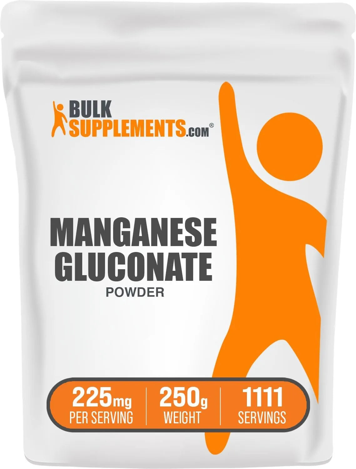 BULK SUPPLEMENTS - Bulk Supplements Manganese Gluconate Powder 250Gr. - The Red Vitamin MX - Suplementos Alimenticios - {{ shop.shopifyCountryName }}