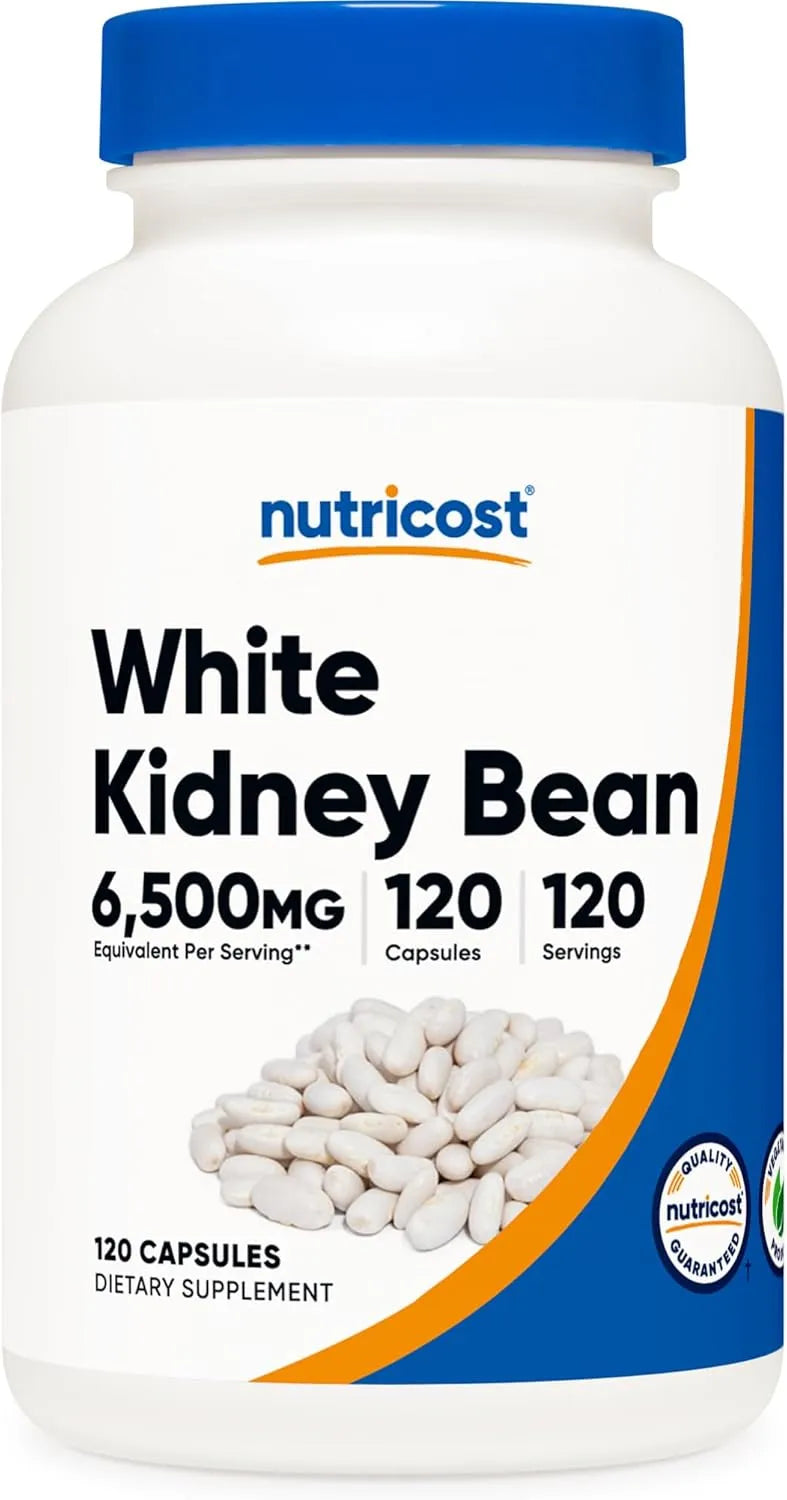 NUTRICOST - Nutricost White Kidney Beans 6500Mg. 120 Capsulas - The Red Vitamin MX - Suplementos Alimenticios - {{ shop.shopifyCountryName }}