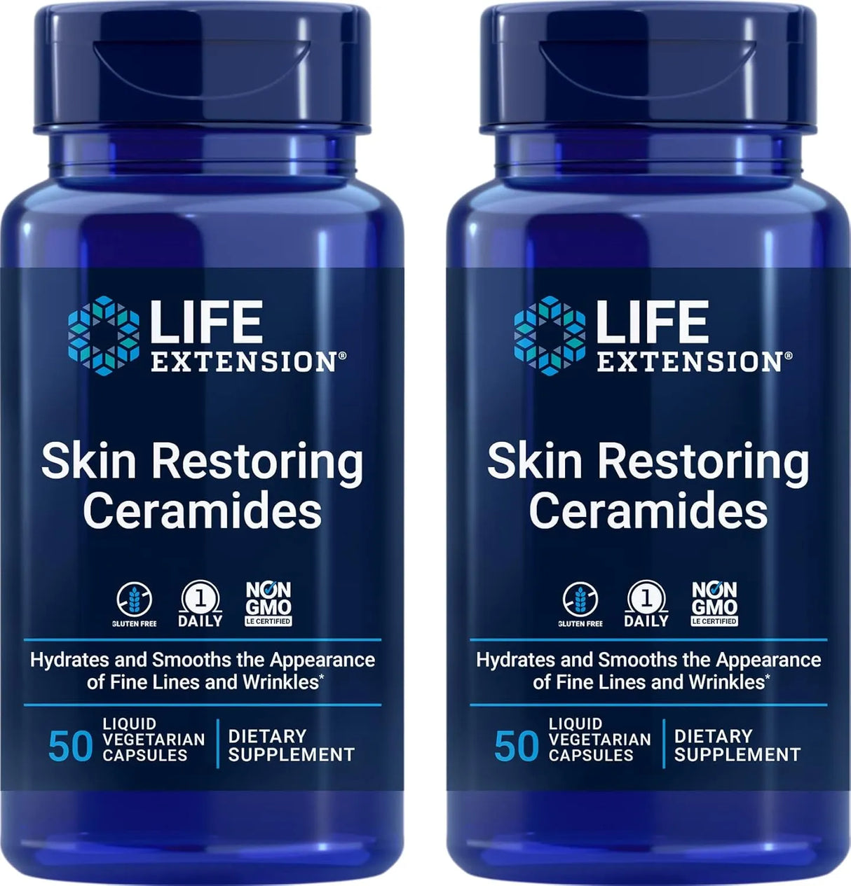 LIFE EXTENSION - Life Extension Skin Restoring Ceramides 50 Capsulas 2 Pack - The Red Vitamin MX - Suplementos Alimenticios - {{ shop.shopifyCountryName }}