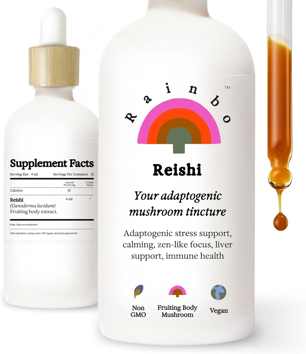 RAINBO - Rainbo Reishi Mushroom Tincture 3.4 Fl.Oz. - The Red Vitamin MX - Suplementos Alimenticios - {{ shop.shopifyCountryName }}