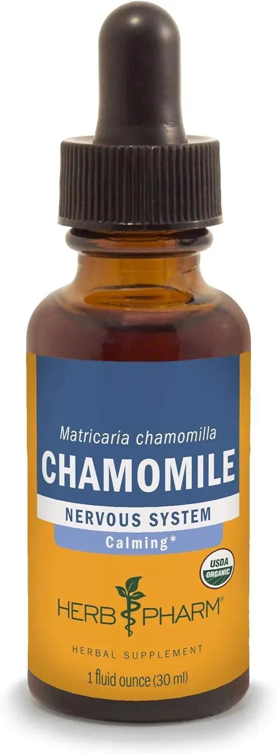 HERB PHARM - Herb Pharm Certified Organic Chamomile Liquid Extract 1 Fl.Oz. - The Red Vitamin MX - Suplementos Alimenticios - {{ shop.shopifyCountryName }}