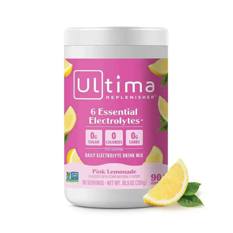 ULTIMA - Ultima Replenisher Daily Electrolyte Drink Mix Pink Lemonade 90 Servicios 297Gr. - The Red Vitamin MX - Suplementos Alimenticios - {{ shop.shopifyCountryName }}