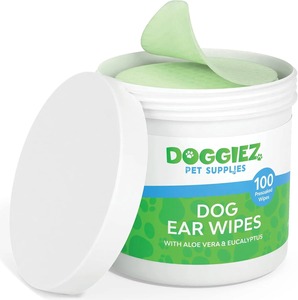DOGGIEZ - Doggiez Pet Supplies Dog Ear Cleaner Wipes with Aloe Vera and Eucalyptus 100 Toallitas - The Red Vitamin MX - Cuidado Del Oído De Perros - {{ shop.shopifyCountryName }}