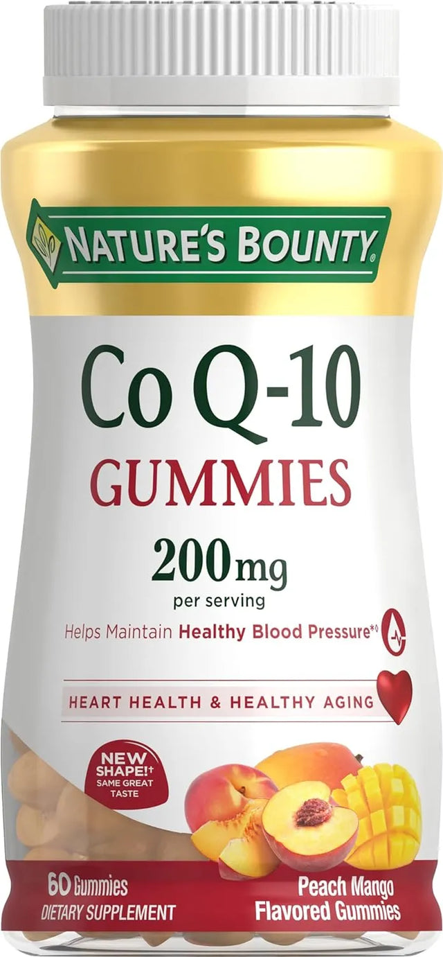 NATURE'S BOUNTY - Nature's Bounty CoQ10 Gummies 200Mg. Peach Mango Flavor 60 Gomitas - The Red Vitamin MX - Suplementos Alimenticios - {{ shop.shopifyCountryName }}