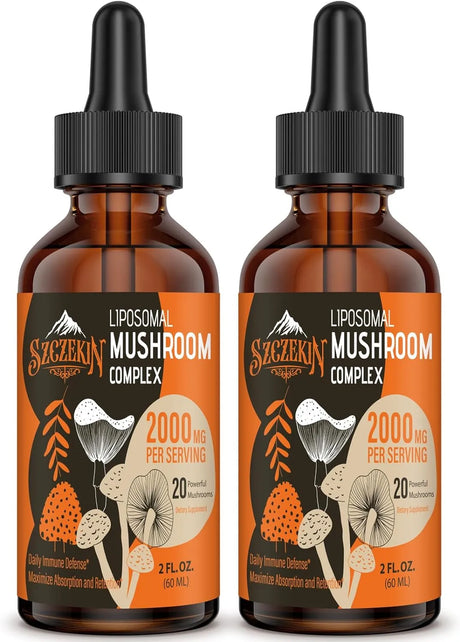 SZCZEKIN - SZCZEKIN Liposomal Mushroom Complex Drops 2 Fl.Oz. 2 Pack - The Red Vitamin MX - Suplementos Alimenticios - {{ shop.shopifyCountryName }}