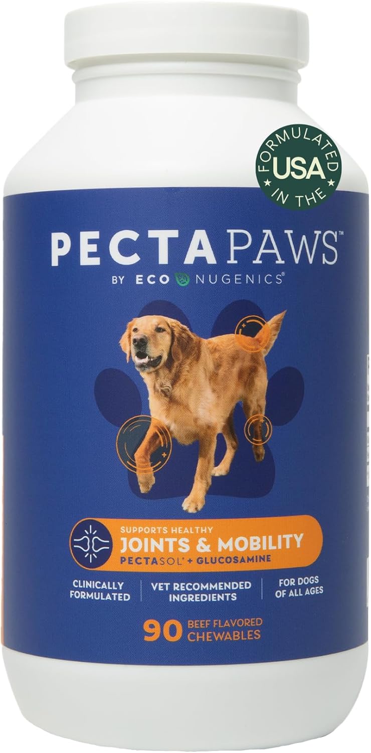 ecoNugenics PectaPaws Joints and Mobility Support 90 Tabletas Masticables