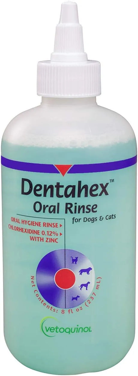 VETOQUINOL - Vetoquinol Dentahex Pet Oral Hygiene Rinse 8 Oz. - The Red Vitamin MX - Cuidado Dental Para Perros - {{ shop.shopifyCountryName }}