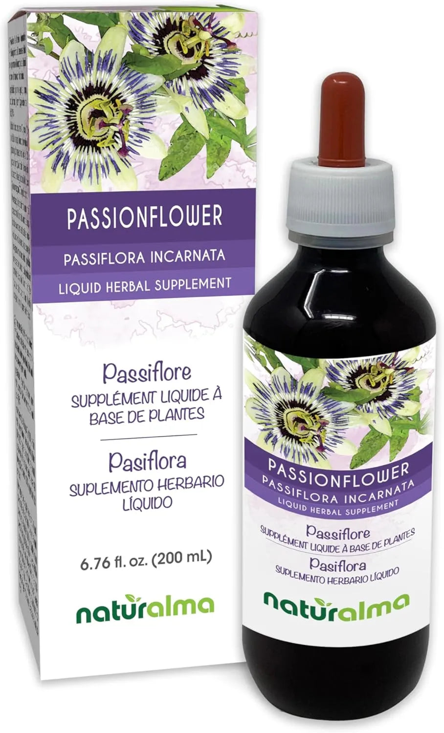 NATURALMA - Naturalma Passionflower Alcohol-Free Tincture 200Ml. - The Red Vitamin MX - Suplementos Alimenticios - {{ shop.shopifyCountryName }}